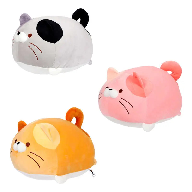 ABELHA Pelúcia TuanTuan Gato Cores 40cm 3Mod