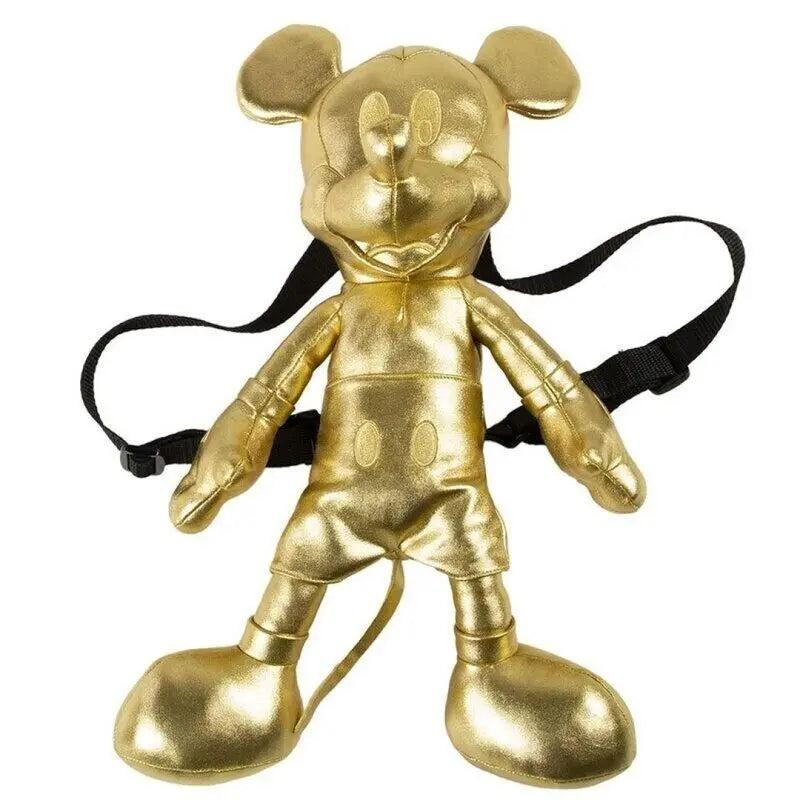 MOCHILA MICKEY MOUSSE DOURADO 40 CM