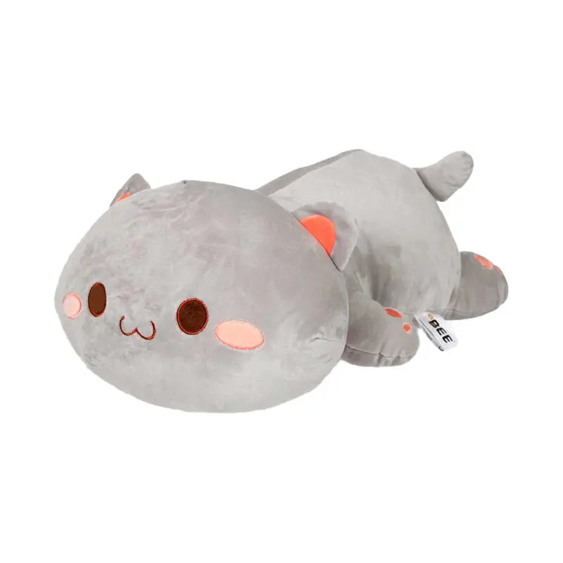 ABELHA Pelúcia Fofo Gato 50cm Cinzento