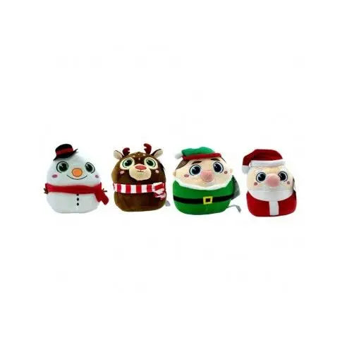 SQUASHY NATAL 10CM 4 MODELOS: PAI NATAL, REINDEER, ELF, SNOWMAN