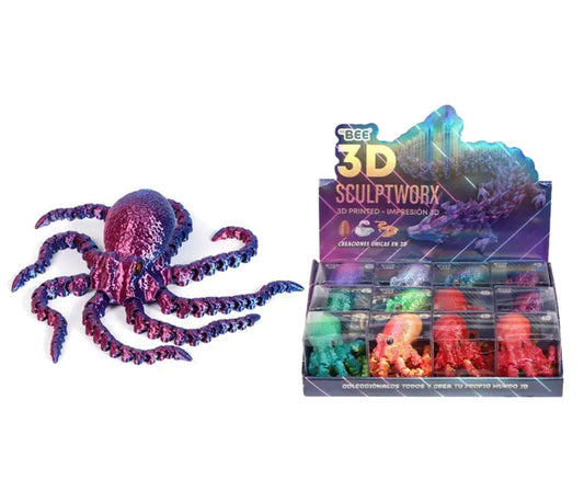 3D Estampado 27cm - Mar Animal