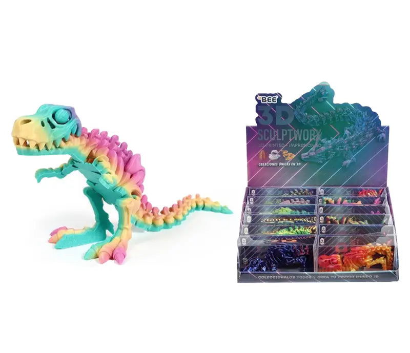 3D Estampado 24cm - Dinossauro