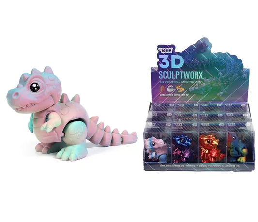 3D Estampado 22cm - Fofo Dinossauro