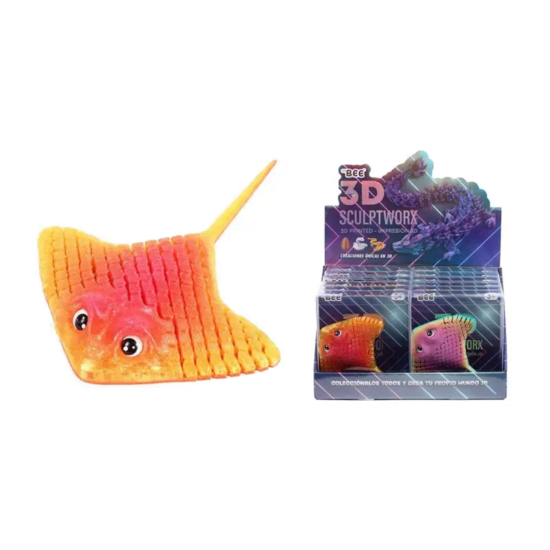 3D Estampado 17cm - Manta ray