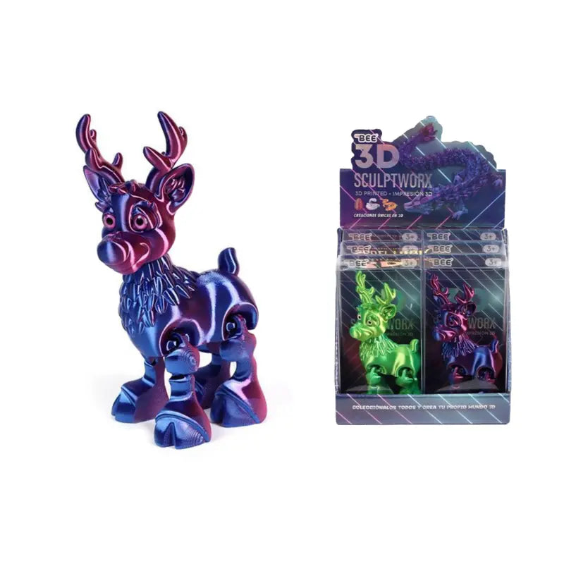 3D Estampado 13cm - Reindeer