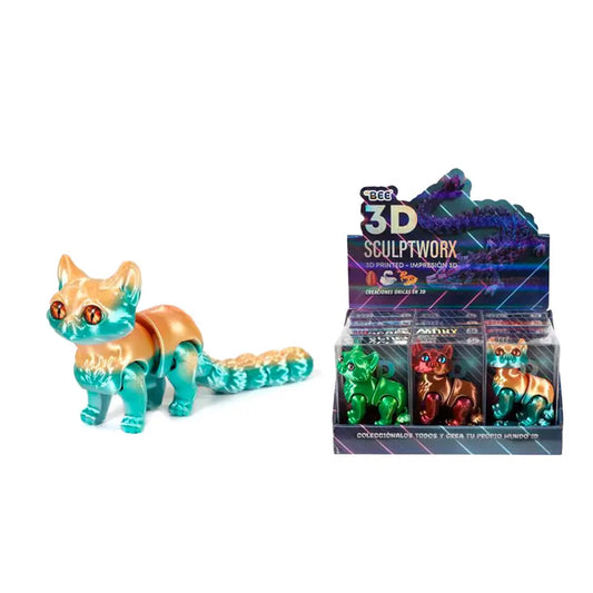3D Estampado 17cm - Gato