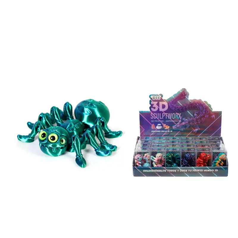 3D Estampado 7cm - Aranha