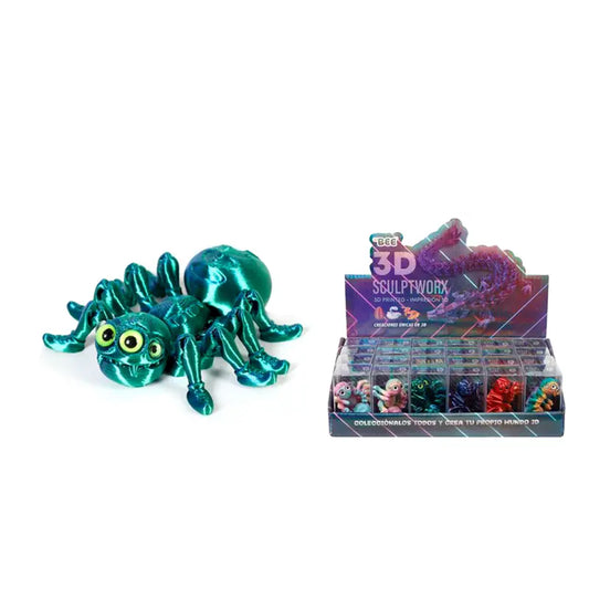 3D Estampado 7cm - Aranha