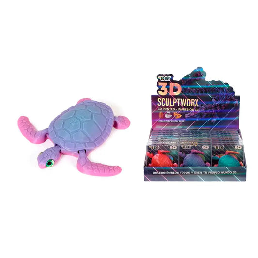 3D Estampado 10cm - Tartaruga