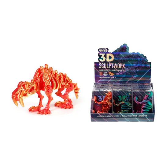 3D Estampado 13cm - Dinossauro