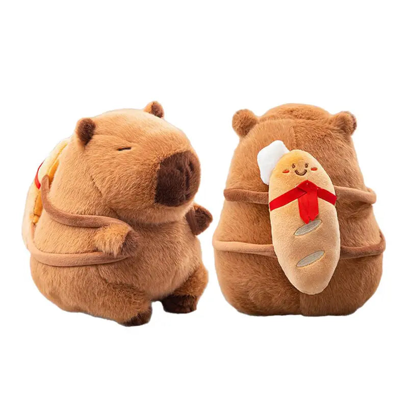 ABELHA Pelúcia Capybara Pão Sorriso 20Cm