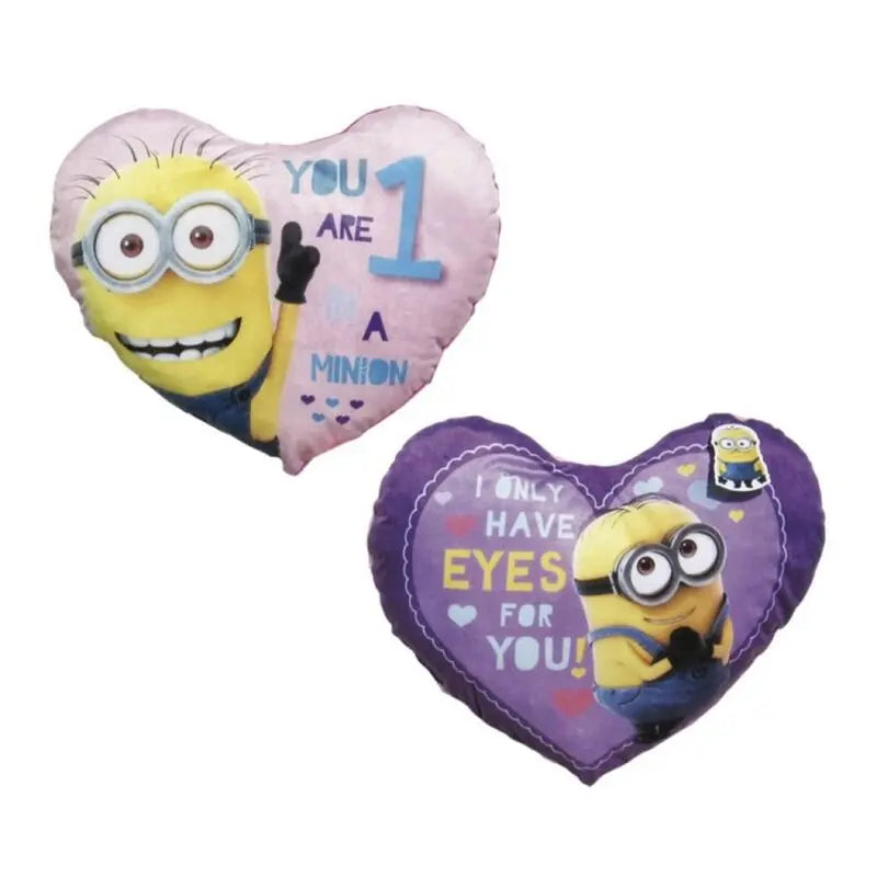 Minions Almofada - Coração-shaped