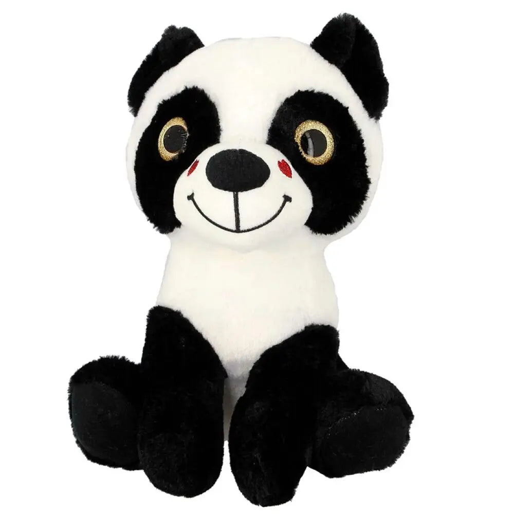 Panda Urso Cristal Olhos 28cm