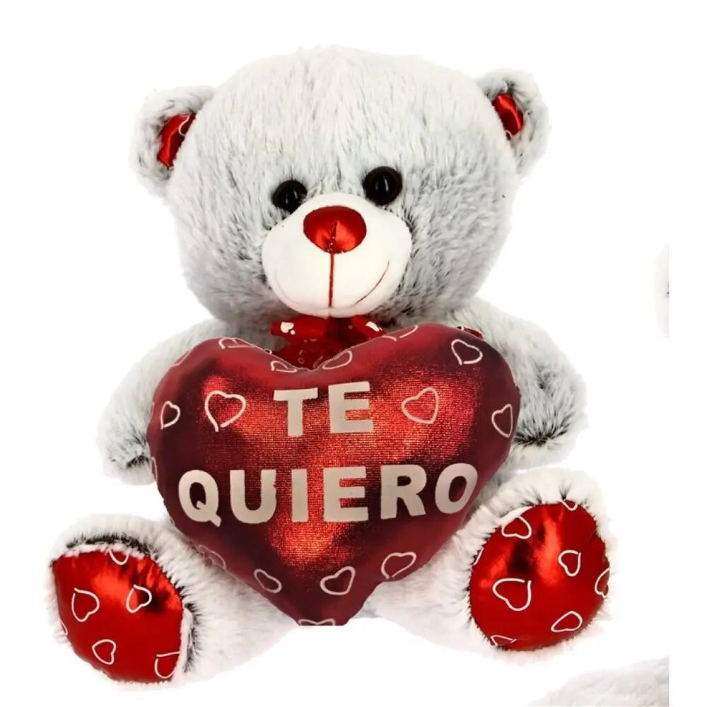 CINZENTO URSO I AMOR YOU 42CM