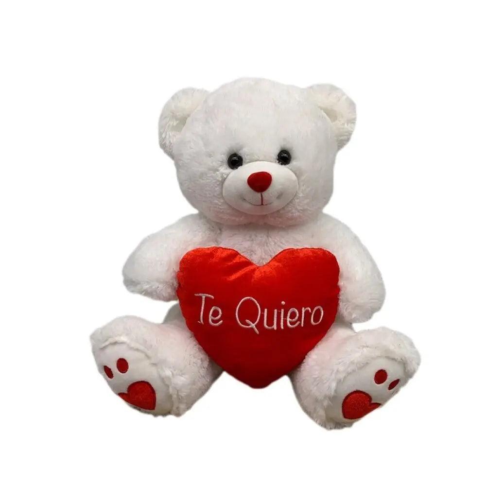 VERMELHO CORAÇÃO URSO 28 CM