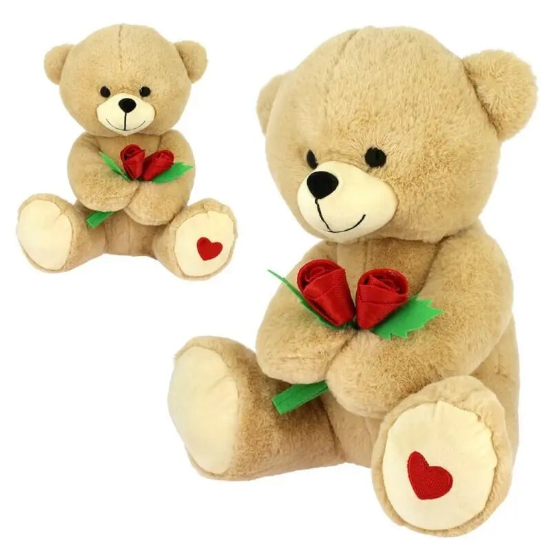Urso com Flor 42CM