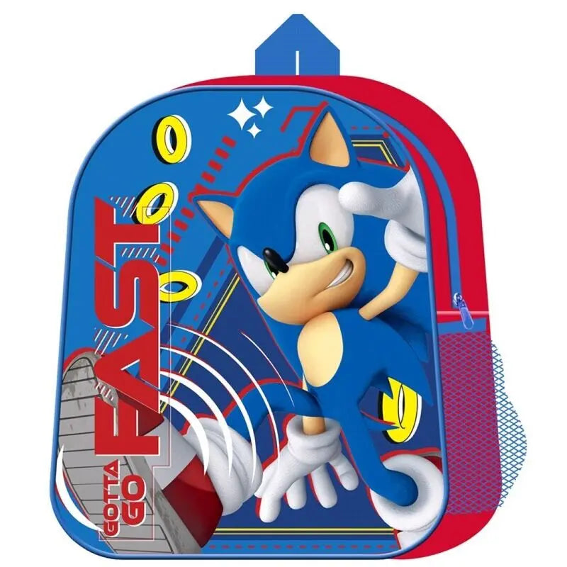 Sonic Mochila com Bolso 31cm