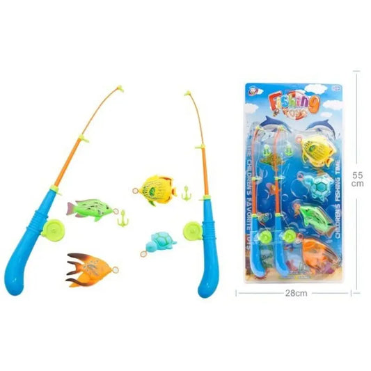 Dois Rods e Four Fish Pesca Conjunto