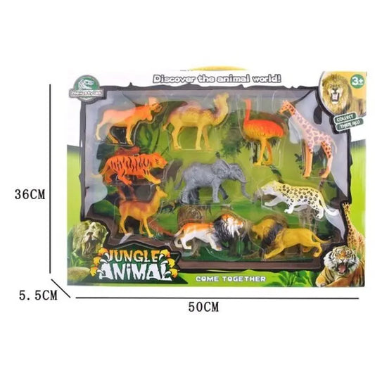 Selvagem Animais Caixa 10 Pcs