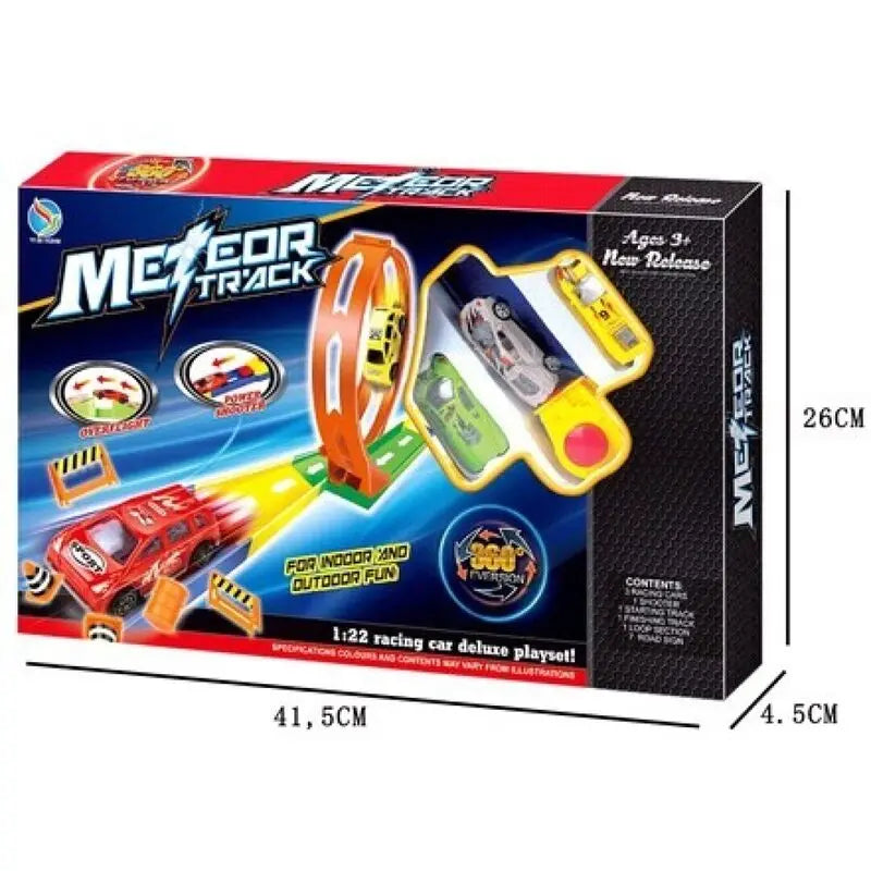 Three Carro Metero Track Racing Track