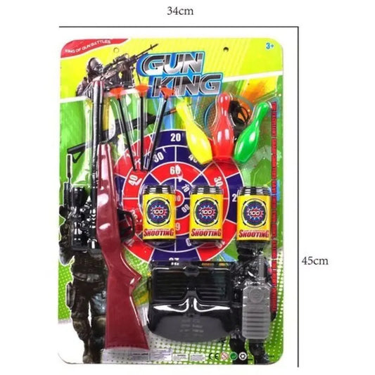 Shotgun com Dartboard e Skittles