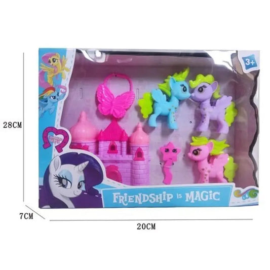 Three Pony Caixa com Castle 16cm