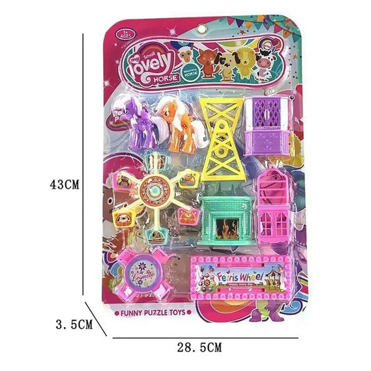 Pony Playground Conjunto e Acessórios