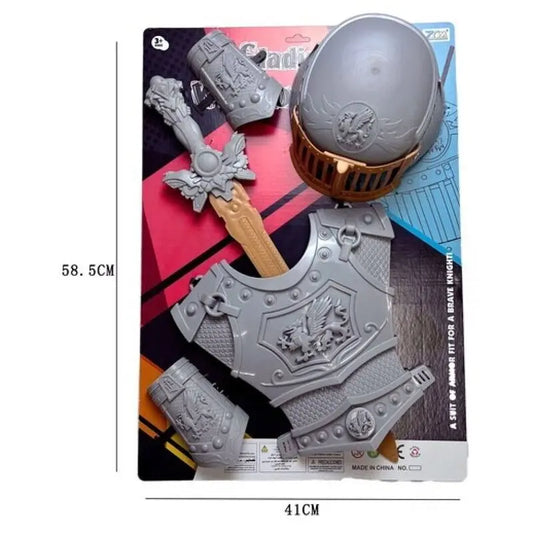 Sword com Breastplate e Helmet Conjunto