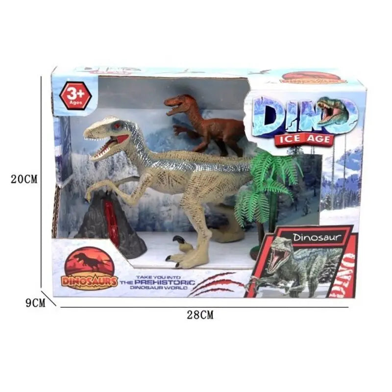 Conjunto Dois Dinosaurs 15cm
