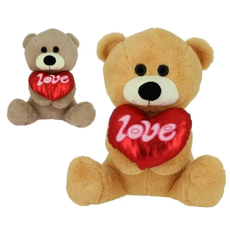 Urso com Pequeno arms e Coração 28CM