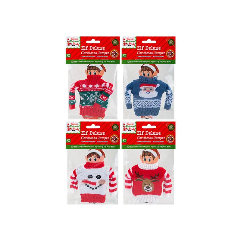 DELUXE ELF TRICOTADO SWEATERS 4 SORTIDO