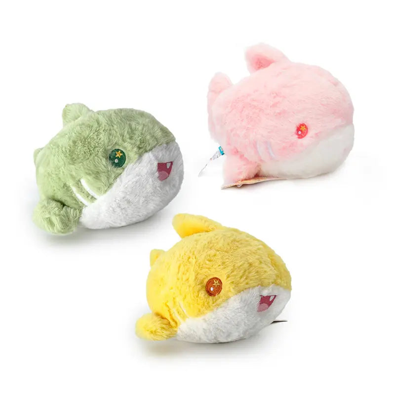 ABELHA Pelúcia Tubarão Cartão Boneca 23cm - 3Mod SORTIDO