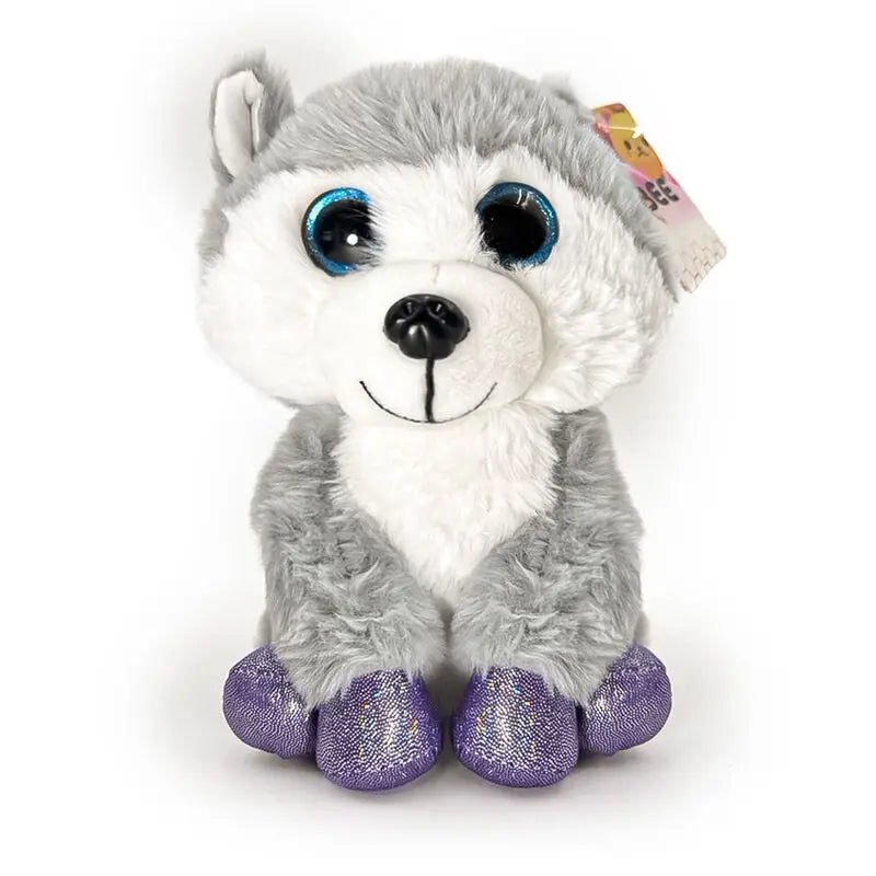 ABELHA Pelúcia Husky Cinzento 23cm